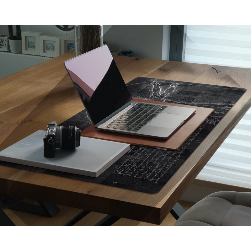 Polyvinyl Chloride (PVC) Desk Pad, 0.1cm H x 120cm W x 60cm D