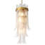 CDJ Chandelier Erika antique brass finish clear glass-1656665976-1656665977