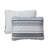 Gray/Black Microfiber 3 Piece Quilt Set-554568053