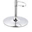 Kristopher Swivel Upholstered Faux Leather Adjustable Height Bar Stool with Iron Frame-16638467