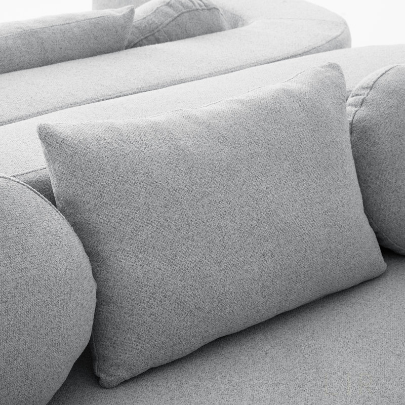 Canapé modulaire Boneless Couch, Gris