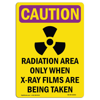 Radiation Area Only with Symbol Sign