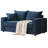 65 '' Upholstered Sofa 2 Seater Couches Small Loveseat For Small Apartment Living Room-457788977