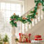 27.4cm Lighted Faux Berry Garland with Lights