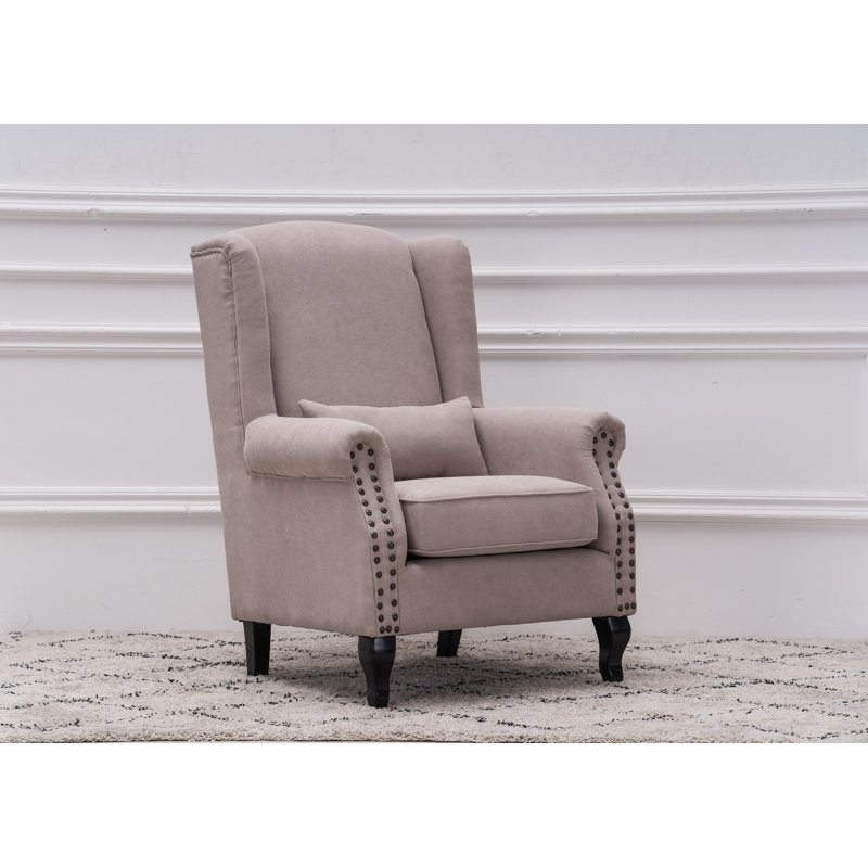 Safira Upholstered Armchair, Beige