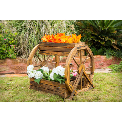 Aldridge Wood Statue Planter
