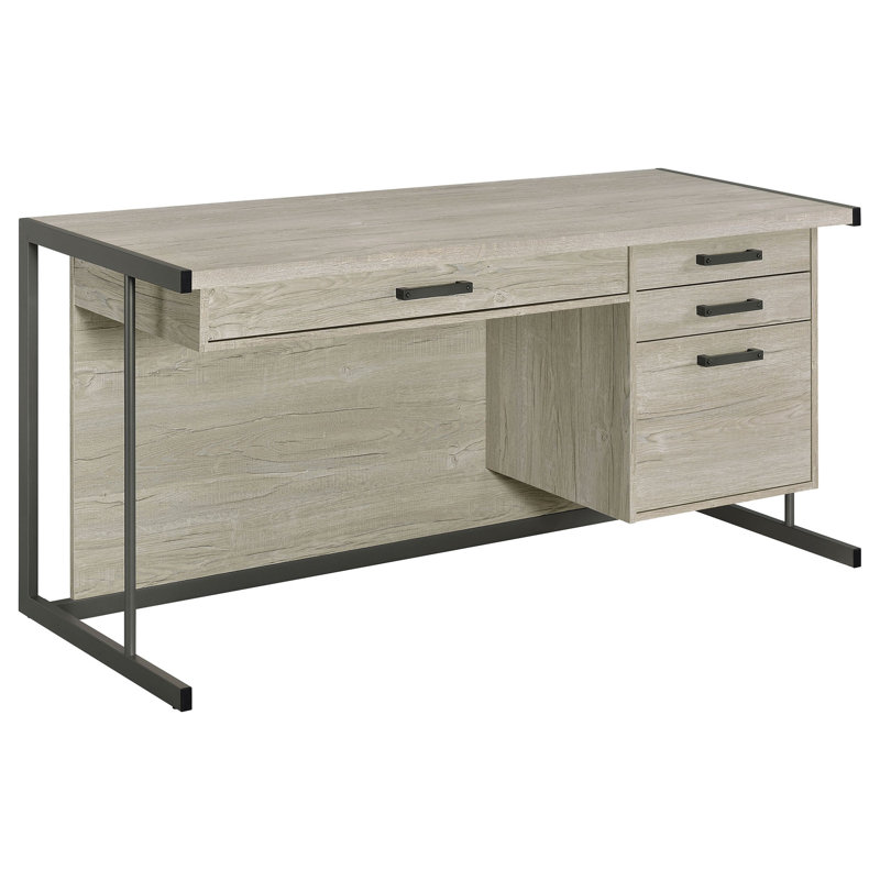 Bureau de bureau traîneau Brisley and Gunmetal