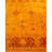 Cye One-of-a-Kind Rectangle 6' 2" X 8' 10" New Age Wool Area Rug Gold