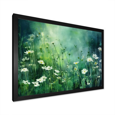 Pré vert à fleurs sauvages