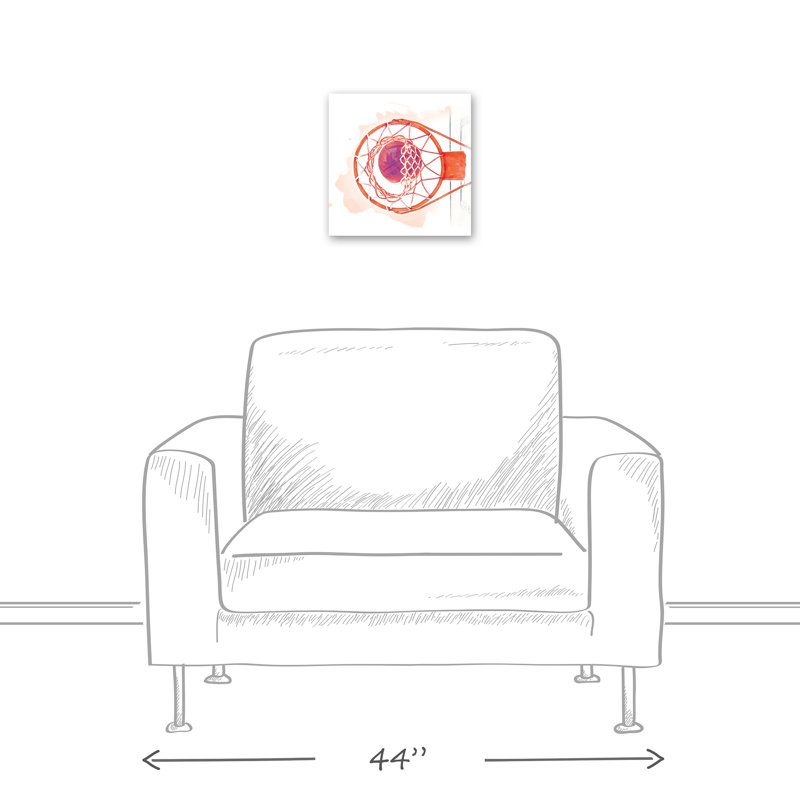 Art sur toile dunk Montesino, H 12 po x l 12 po x P 1,25 po