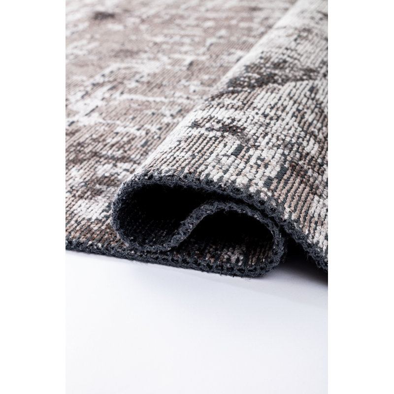 Rapture Gray Abstract Luxury Area Rug, Rectangle 7'10" x 11'2"