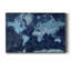 Carte du monde - impression sur toile tendue