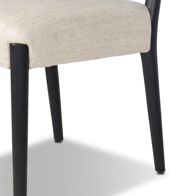Rothler Dining Chair-Alcala Wheat, Black Brushed Ash, Essence Natural