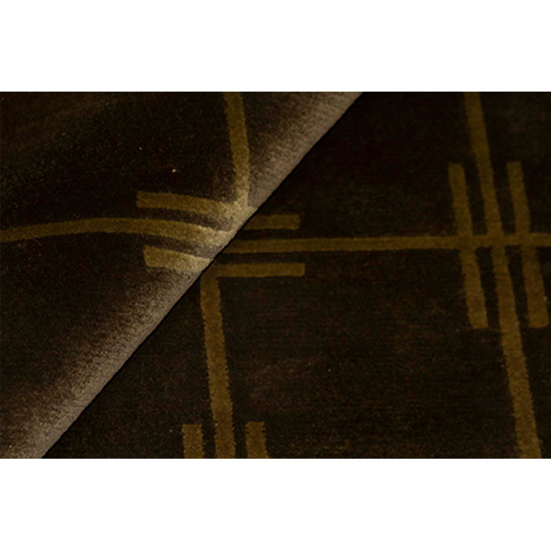 Hand-Knotted High-Quality Brown Area Rug