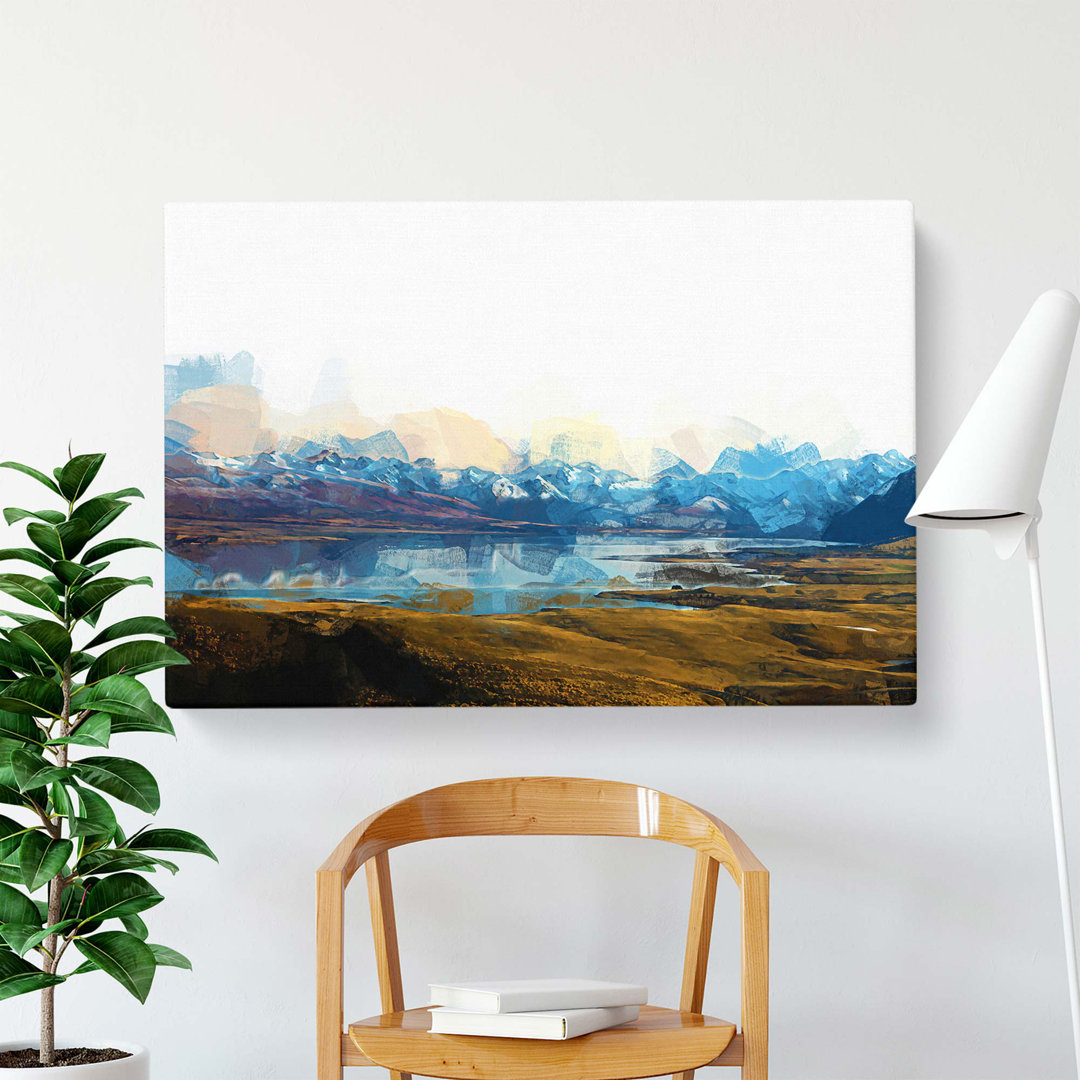 'Lake Tekapo in New Zealand' Graphic Art on Wrapped Canvas