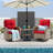 Maximos 3-Piece Outdoor Swivel Chairs with Cushions-2035933332-2035933333