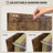 Vertical File Cabinet With 3 Drawers, Rustic Farmhouse Office Storage Cabinet For A4 & Letter Size Files, Rustic Brown With Wood Grain Finish