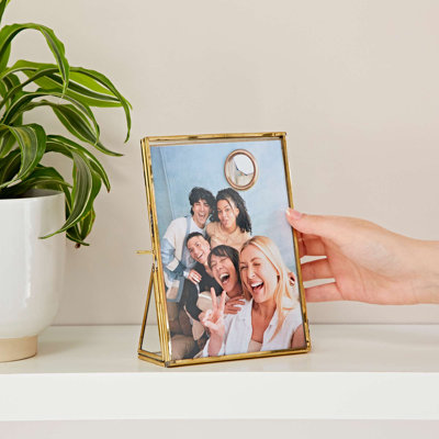 Gold Metal Picture Frame
