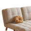 Cette chaise de lit convertible 3-en-1 dispose d'un dossier réglable et convient aux études, aux bureaux ou aux véhicules récréatifs.-612991723-626139121
