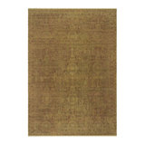 Kohinoor Wool Geometric Area Rug in Orange