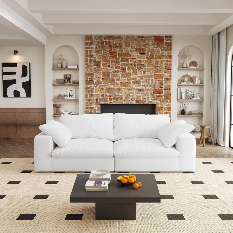 Canapés modulaires modulaires pour le salon, housses de coussin Causeuse amovible