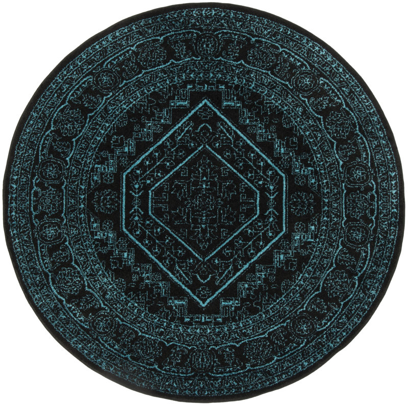 Alisa Performance Oriental Rug, Round 8'