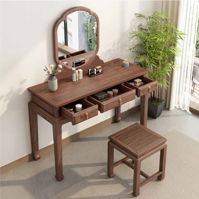 Coiffeuse avec rangement de style chinois