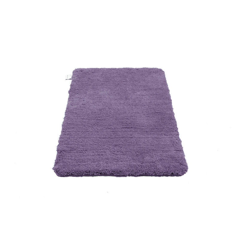 Rectangle Bath Rug, 70 x 120 cm, Purple