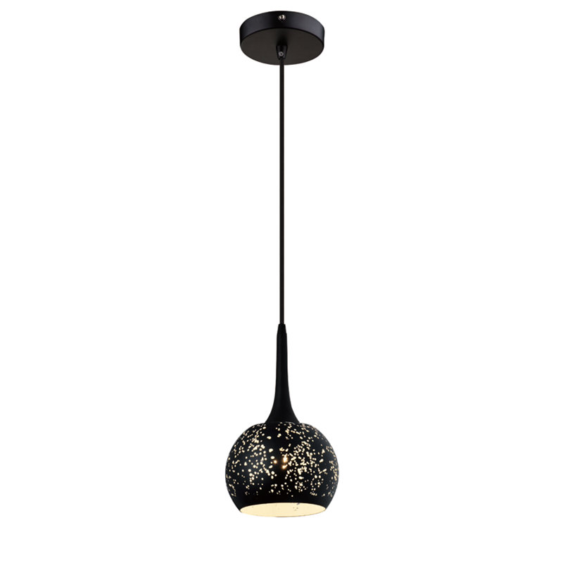 Laddonia 1 - Light Dome Pendant, Black