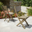 Chaise de salle à manger d'extérieur pliante en bois d'acacia-209260650-228239862