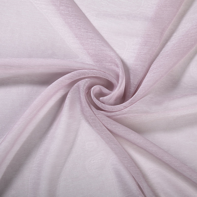 Holeman Sheer Curtain Single Panel, Pink