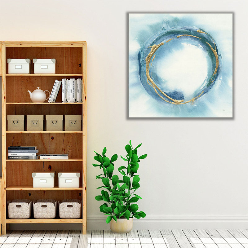 Buddha Enso - reproduction d'art sur toile, H 12 po x l 12 po