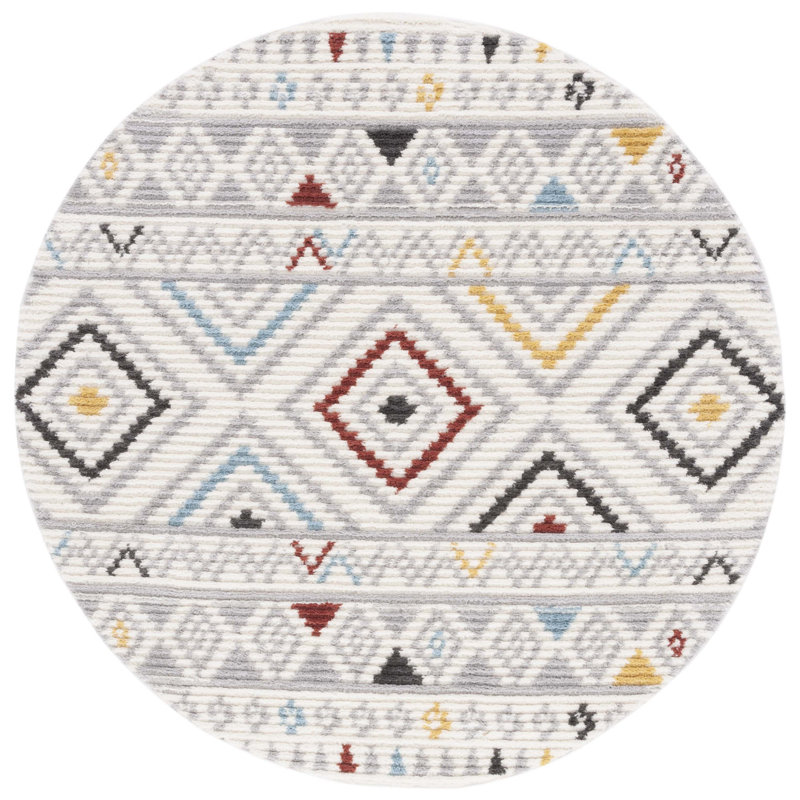 Kerstyn Performance Southwestern Rug, Round 6'7"