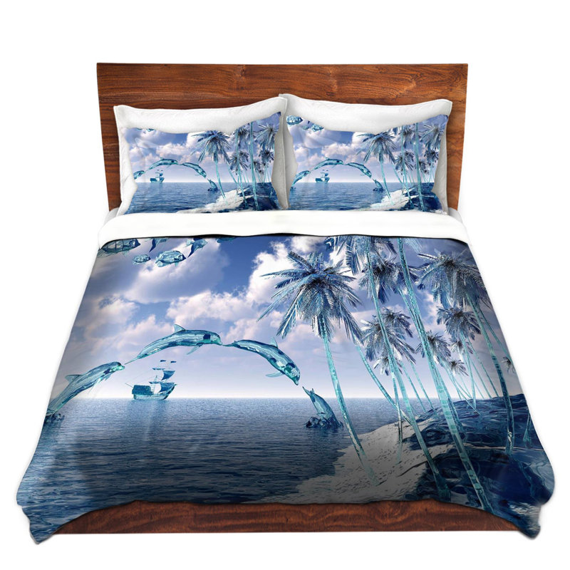 Ensembles de housse de couette DiaNoche en microfibre par Mark Watts - Aquatic Reflections