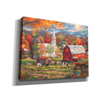 «Country Blessings» par Chuck Pinson, art mural sur toile