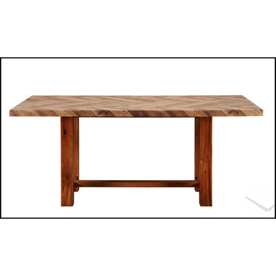 Table de salle à manger à finition brune avec plateau fixe et chaises rembourrées 2 tons Gilsea, parfaite pour les maisons modernes et traditionnelles