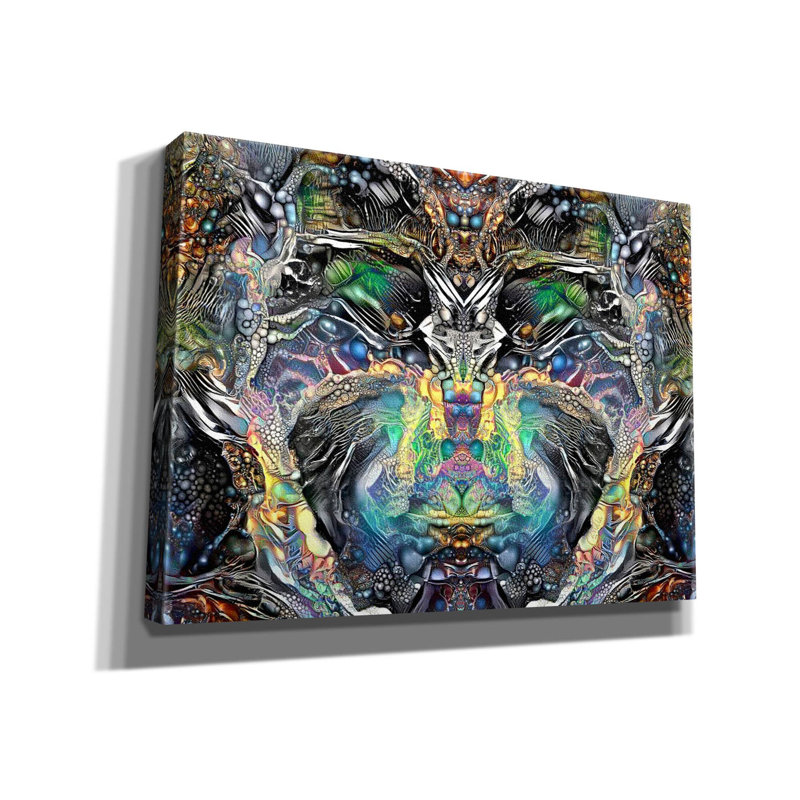 «Fetish» par Pedro Gavidia, art mural sur toile, H 40 po x l 54 po x P 1,5 po