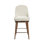 Harper Swivel Upholstered Stool with Solid Wood Frame
