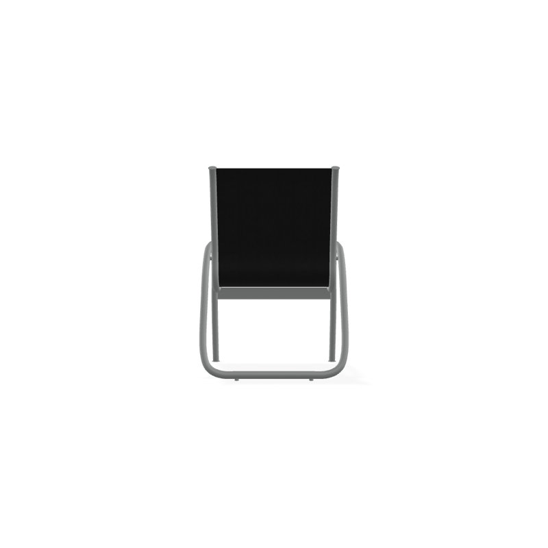Fauteuil de patio Gardenella, Noir 5D Sunbrella®, Graphite texturé