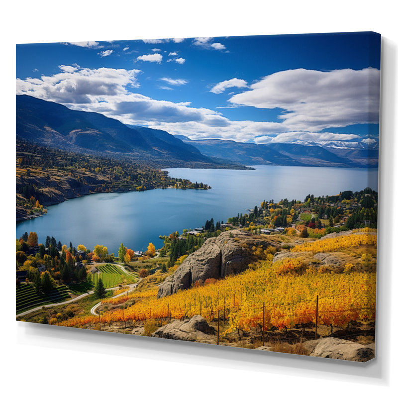 Impression sur toile Berman Canada Okanagan Serenity I, Toile tendue, H 34 po x l 44 po x P 1,5 po