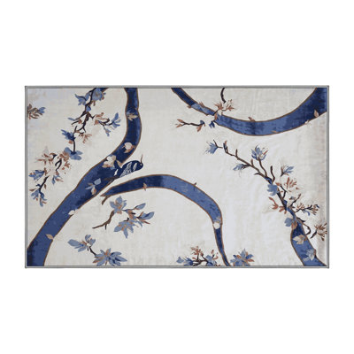 Machine Washable Gray Area Rug