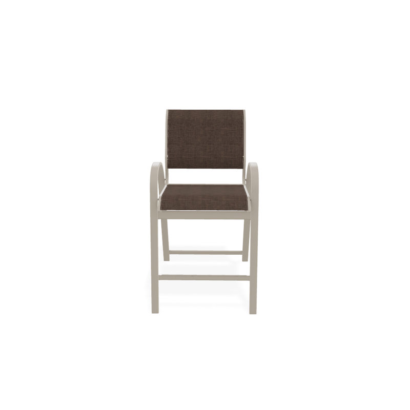Tabouret de bar 42 po Holna, Désert texturé, Moka Sunbrella®