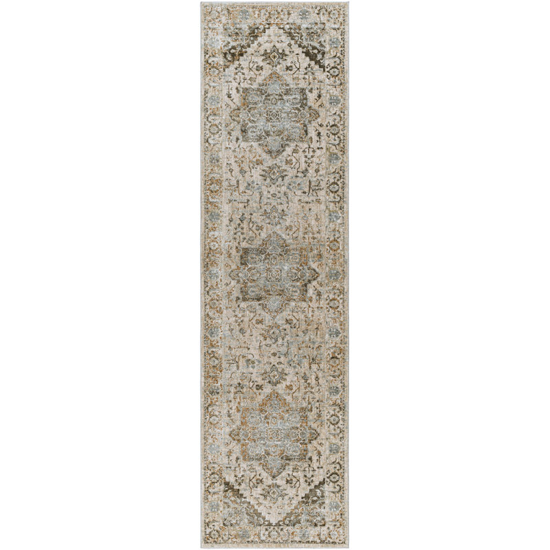 Hoeft Oriental Indoor Rug, Runner 2'6" x 10'