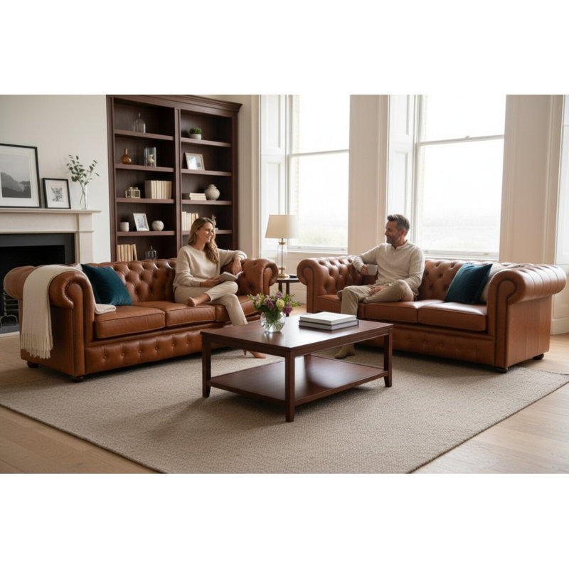 Living Room Sets, Tan
