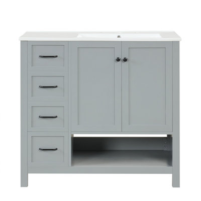 Meuble-lavabo 36 po avec comptoir d'évier