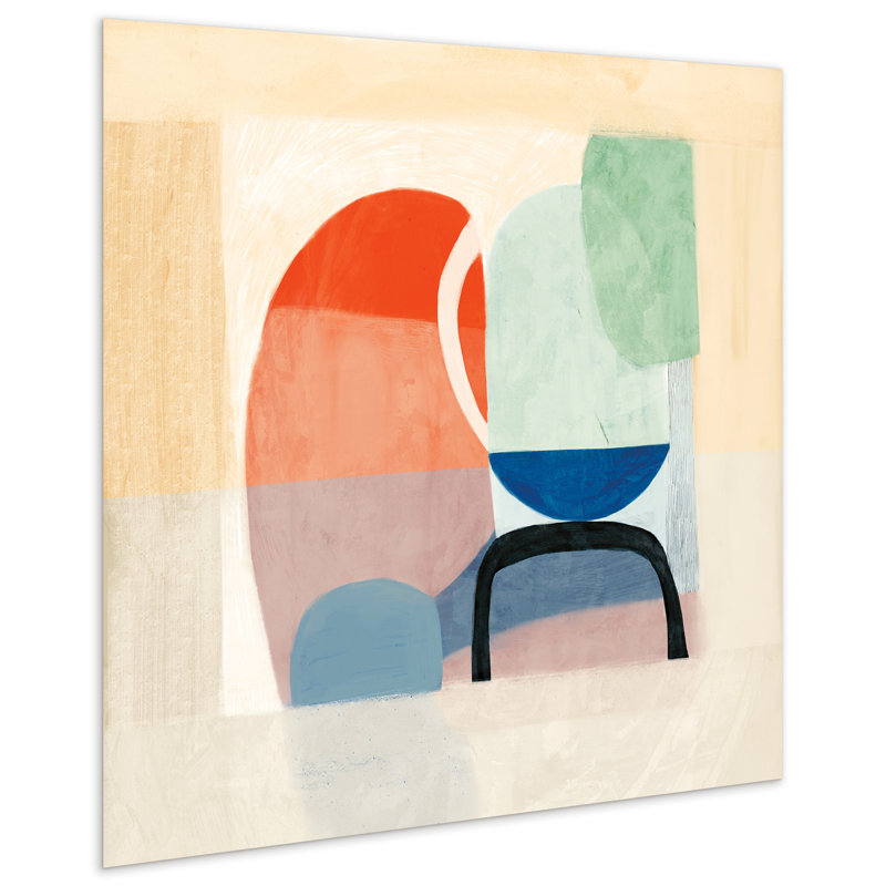 Multiforme II - Impression sur toile, H 38 po x l 38 po x P 0,2 po, Verre, Pas de tapis