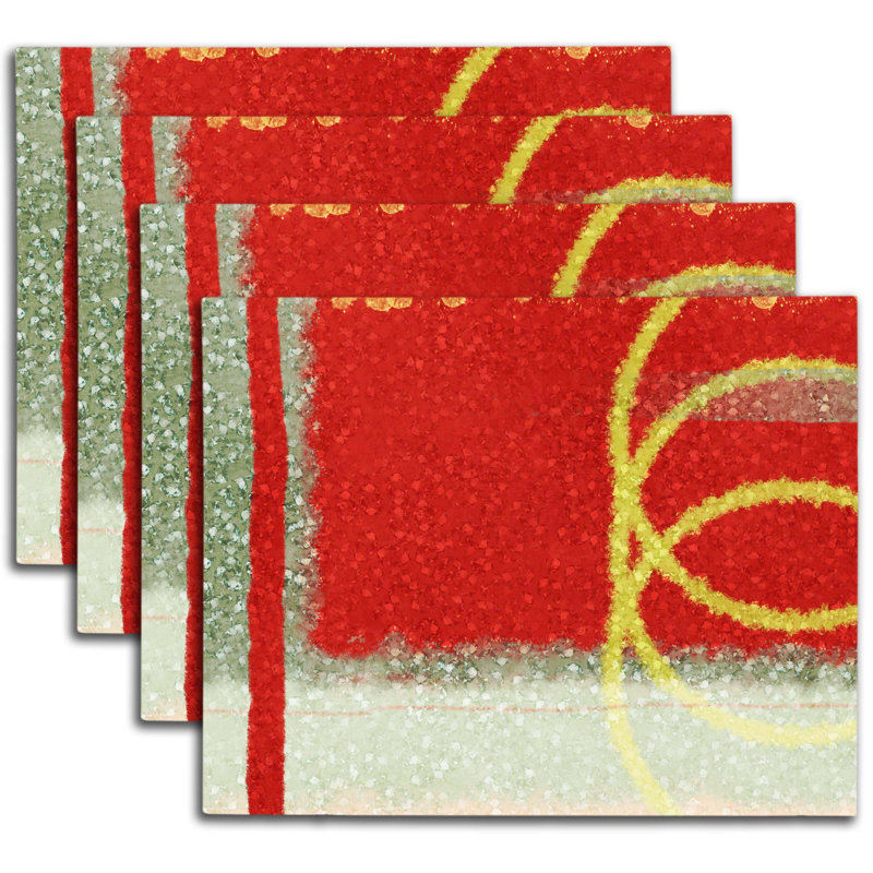 Napperon abstrait en polyester