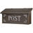 Pasadena Brass Wall Mounted Post box-14273467-14273473