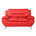 Red Faux Leather
