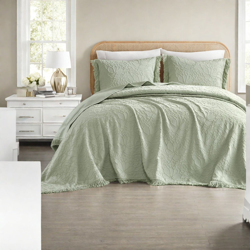 Ensembles de literie pour grand lit surdimensionnés, mélange de polyester maison de ferme florale